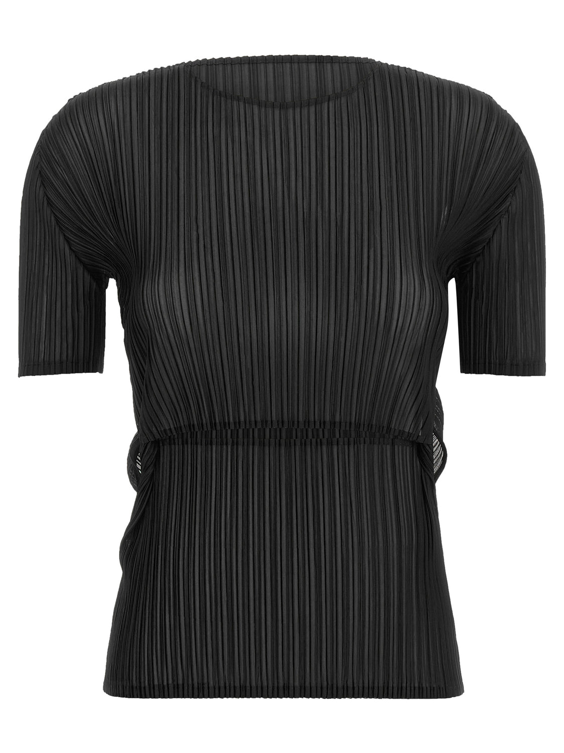 Black Polyester Pattern Shirt