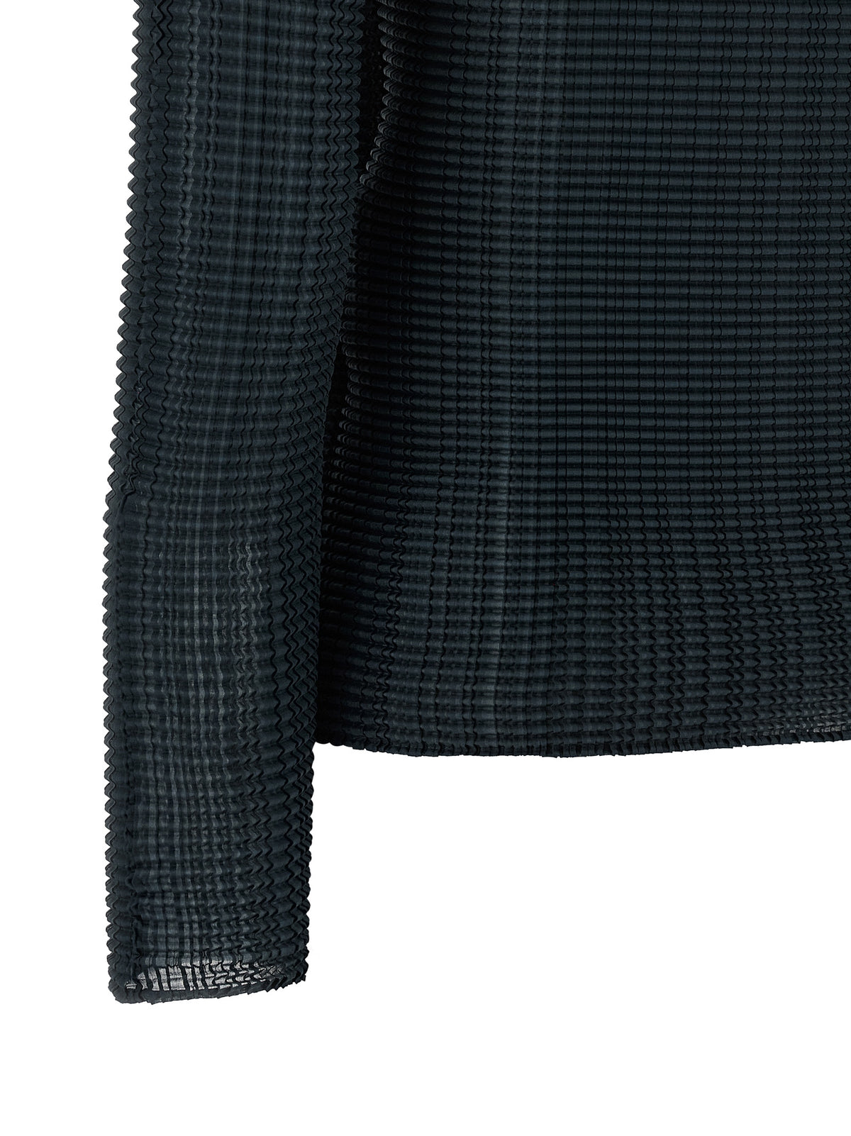 Blue Polyester Cardigan