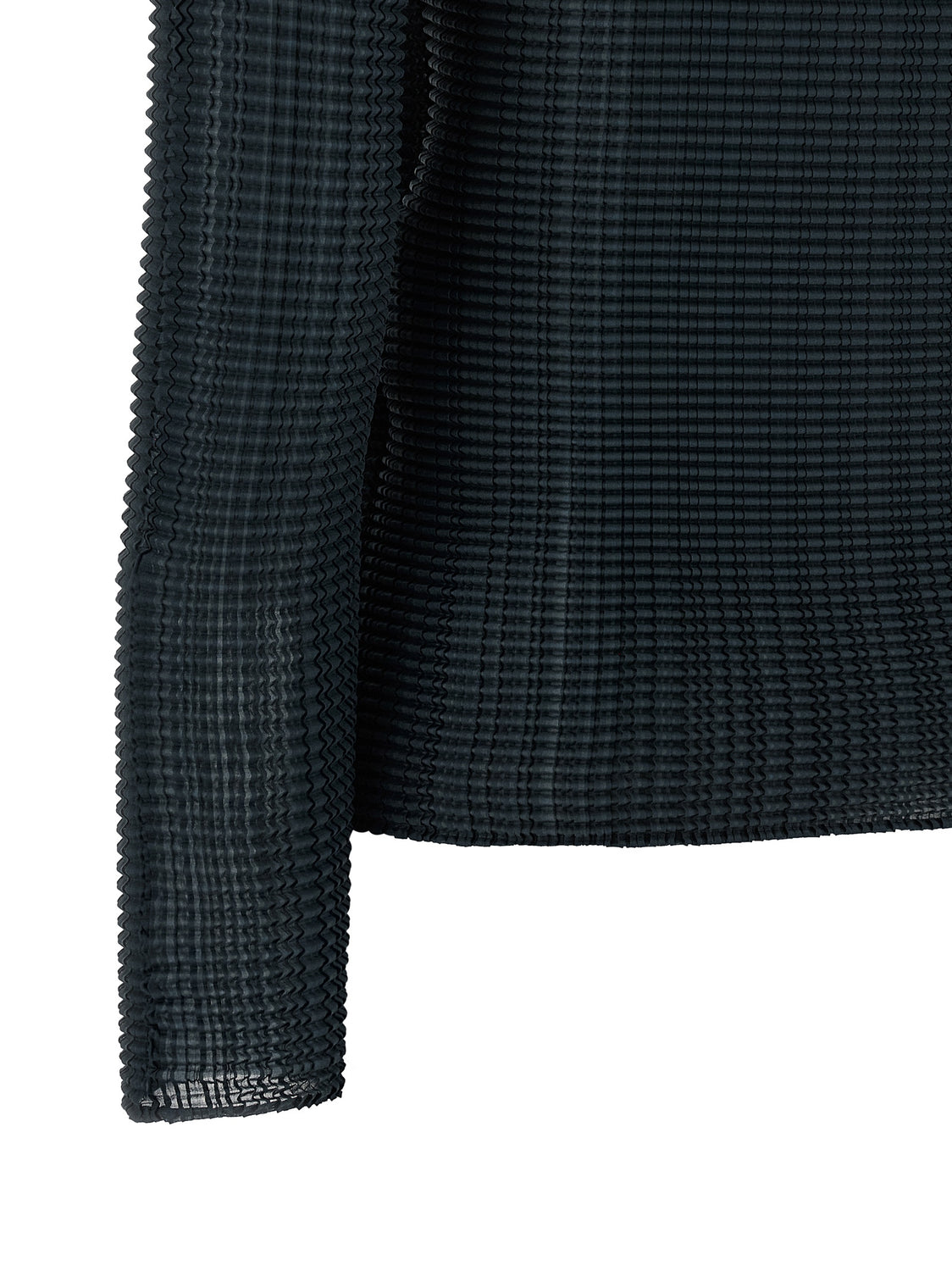 Blue Polyester Cardigan