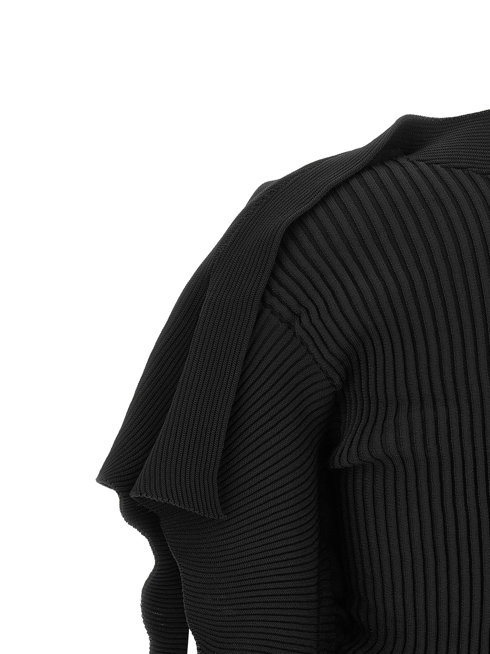 Black Polyester Blouse