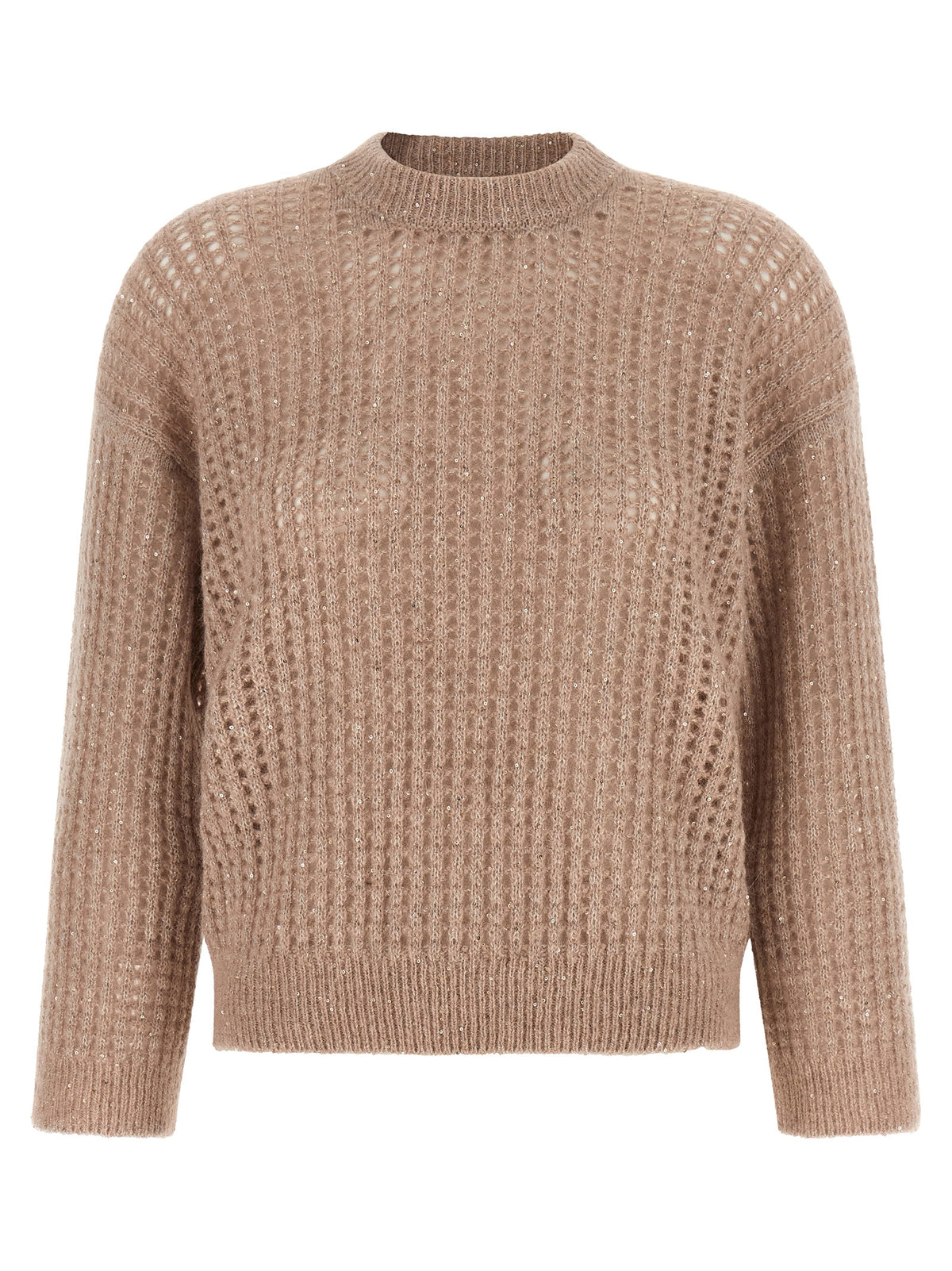 Beige Polyamide Cardigan