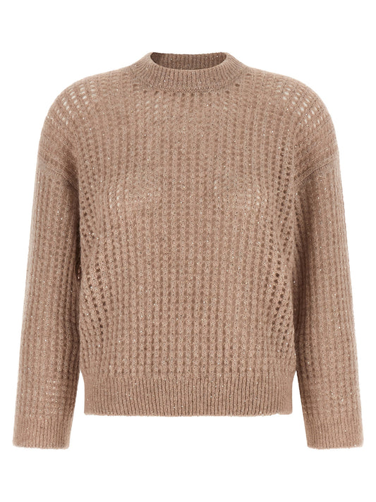 Beige Polyamide Cardigan