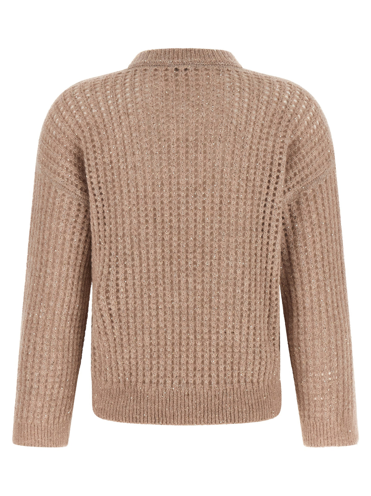 Beige Polyamide Cardigan