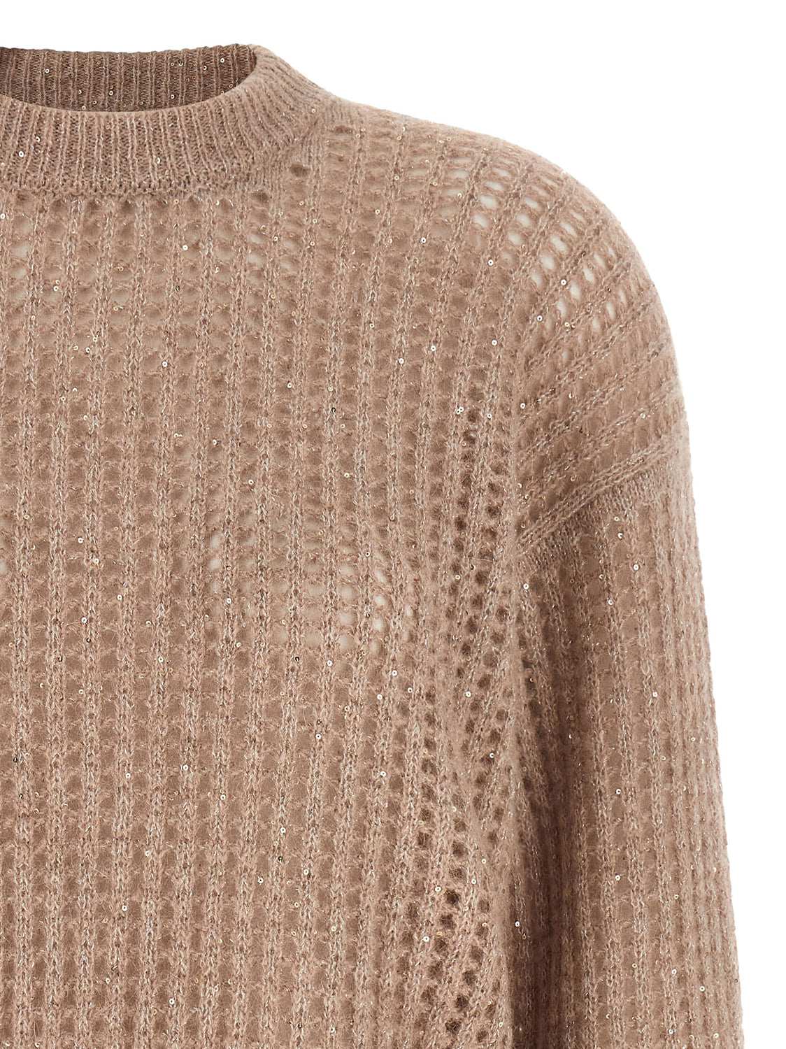 Beige Polyamide Cardigan
