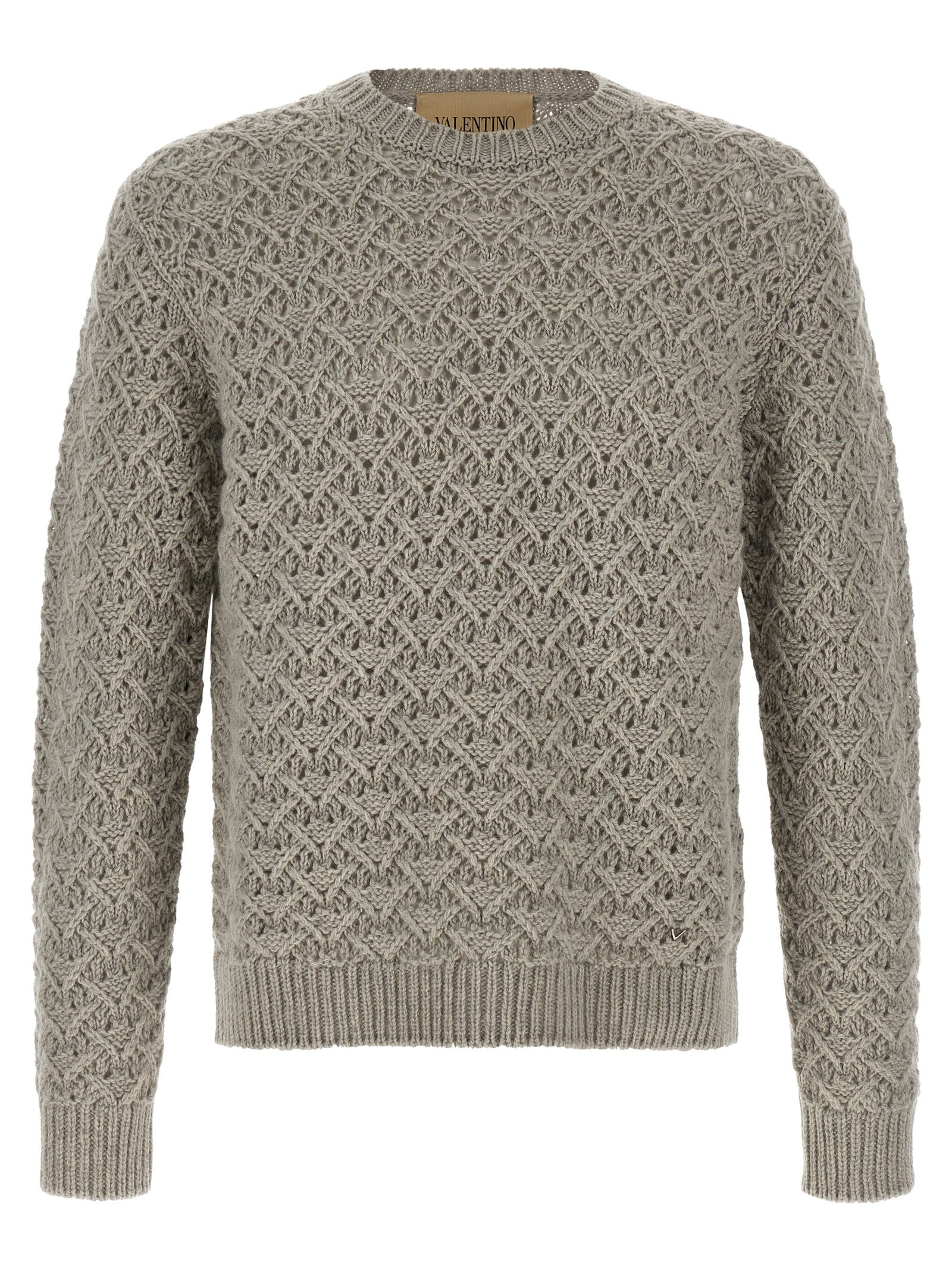 Gray Virgin Wool Cardigan