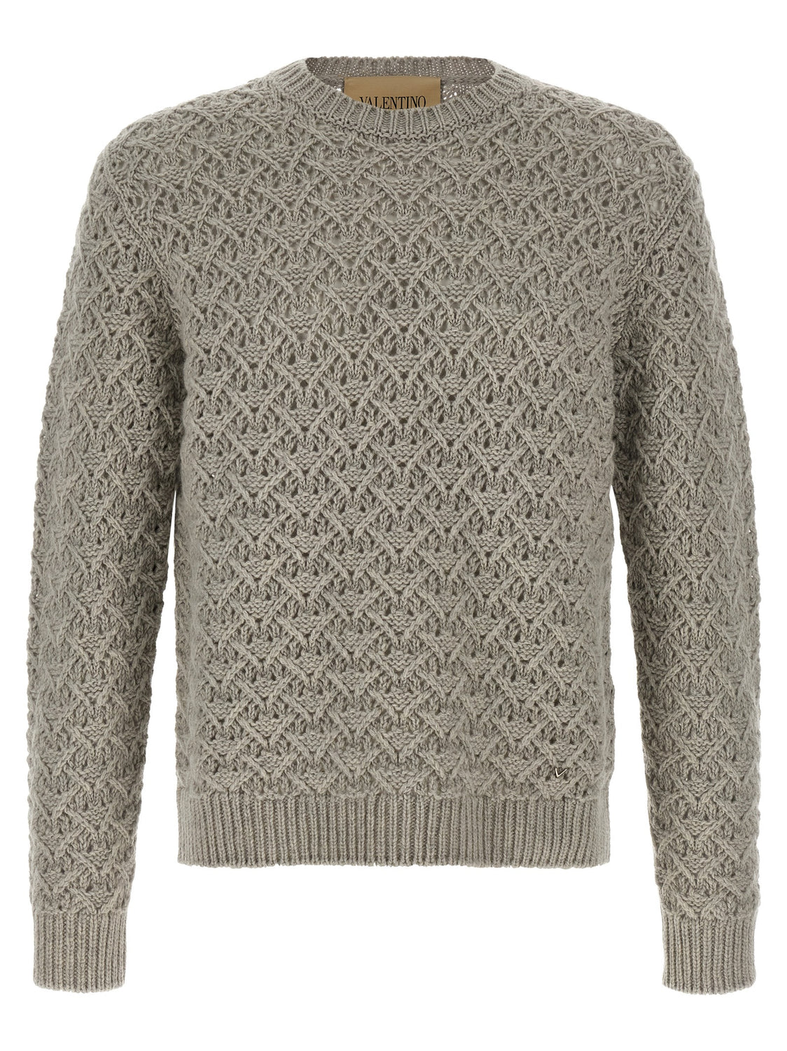 Gray Virgin Wool Cardigan