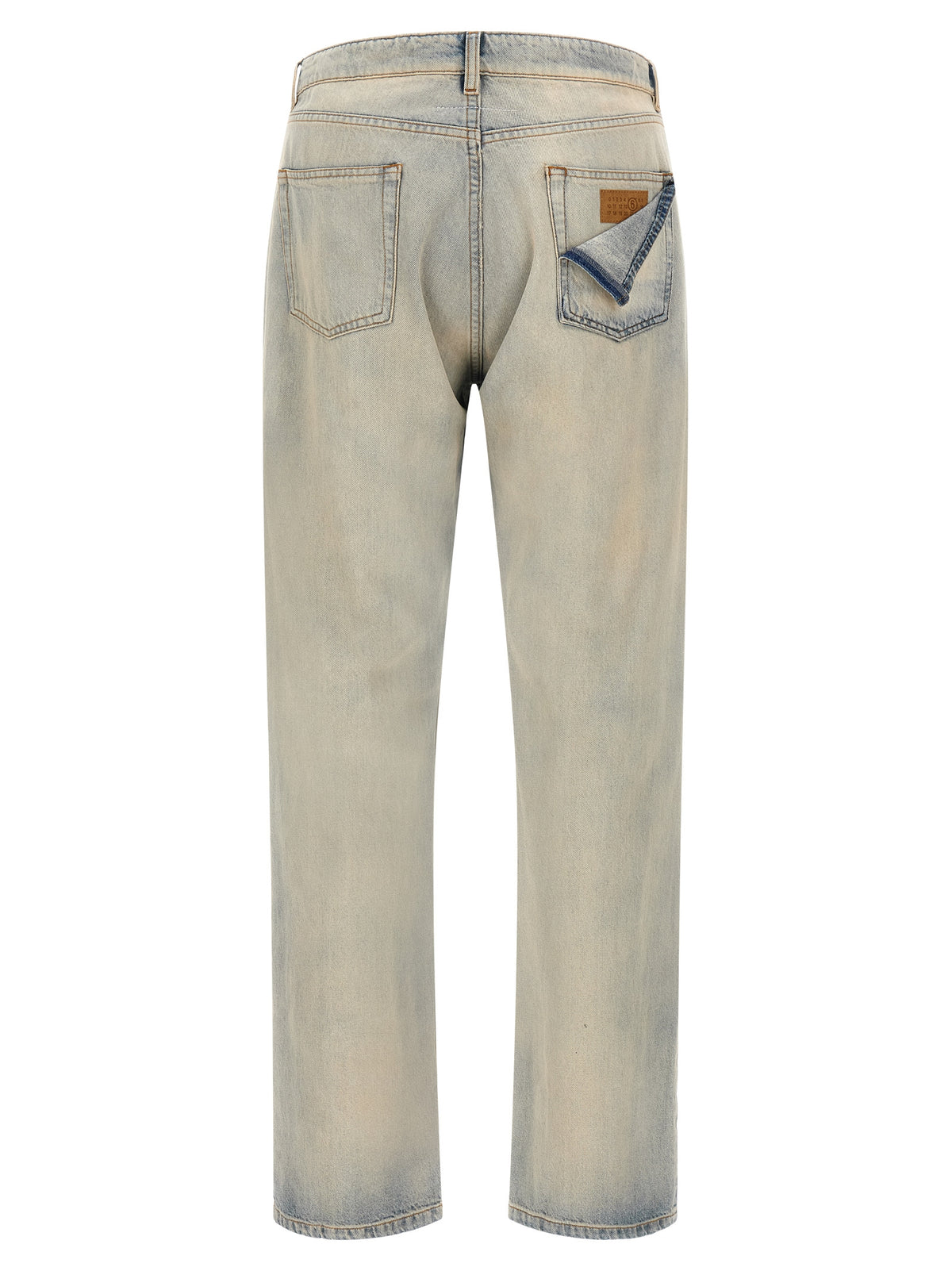 Blue Cotton Relaxed Fit Jeans