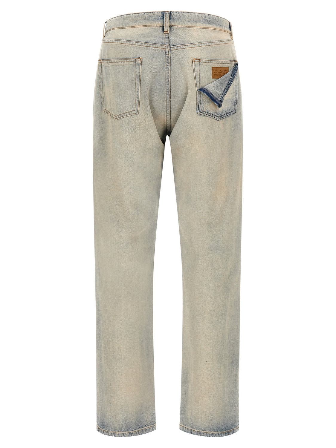 Blue Cotton Relaxed Fit Jeans