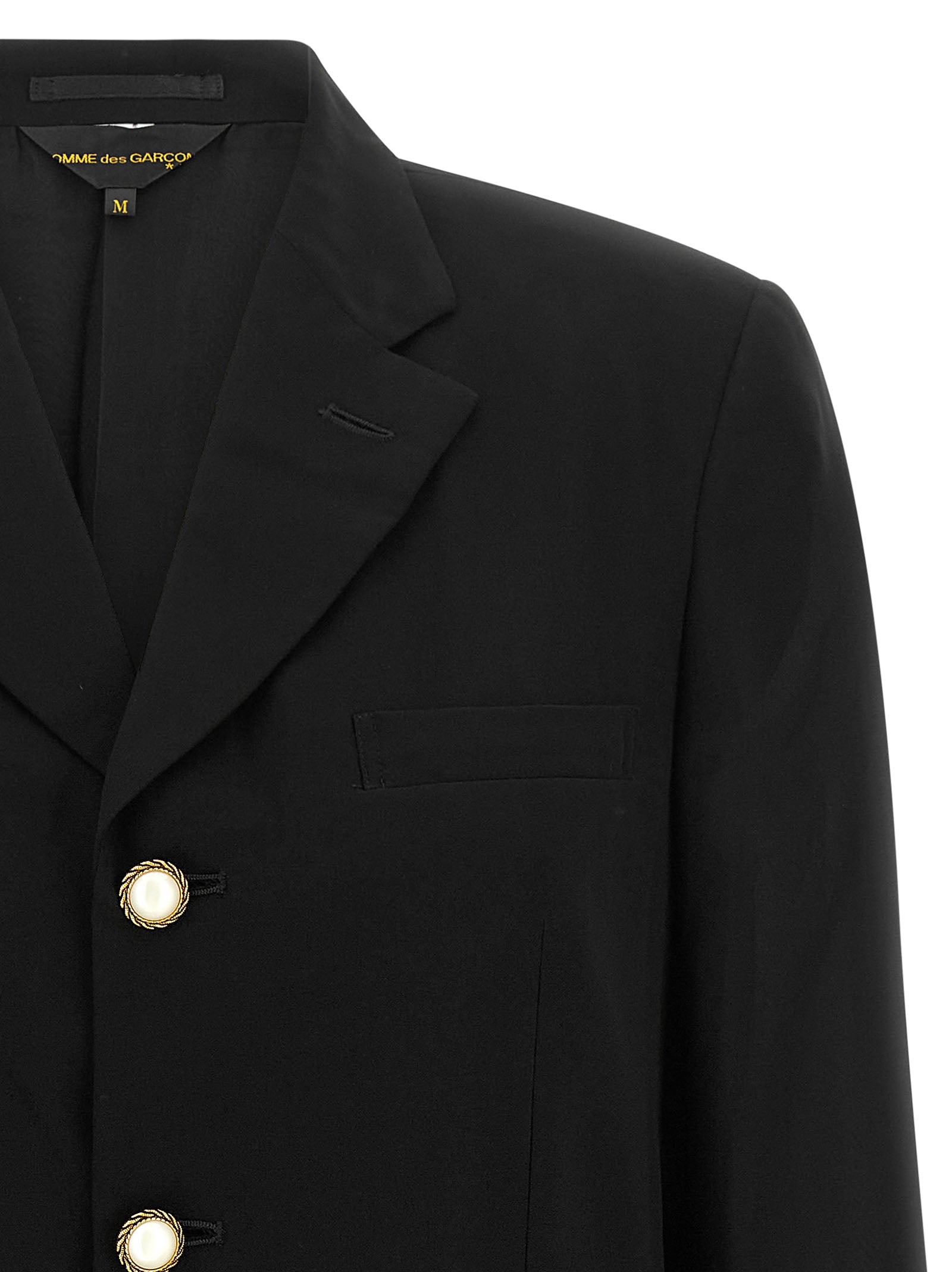 Black Polyester Blazer