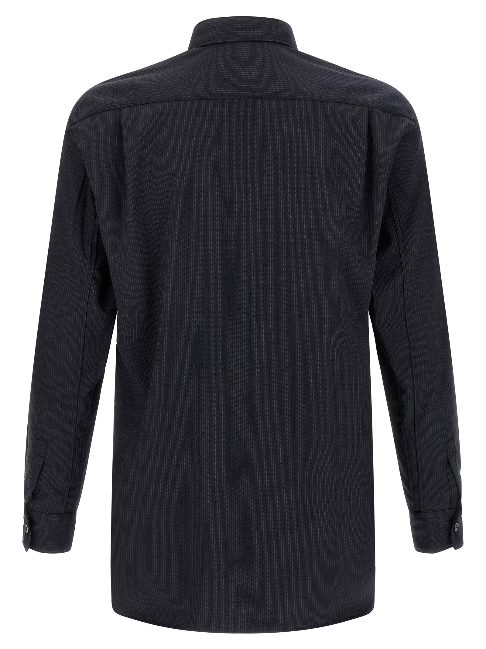 Blue Polyester Blouse