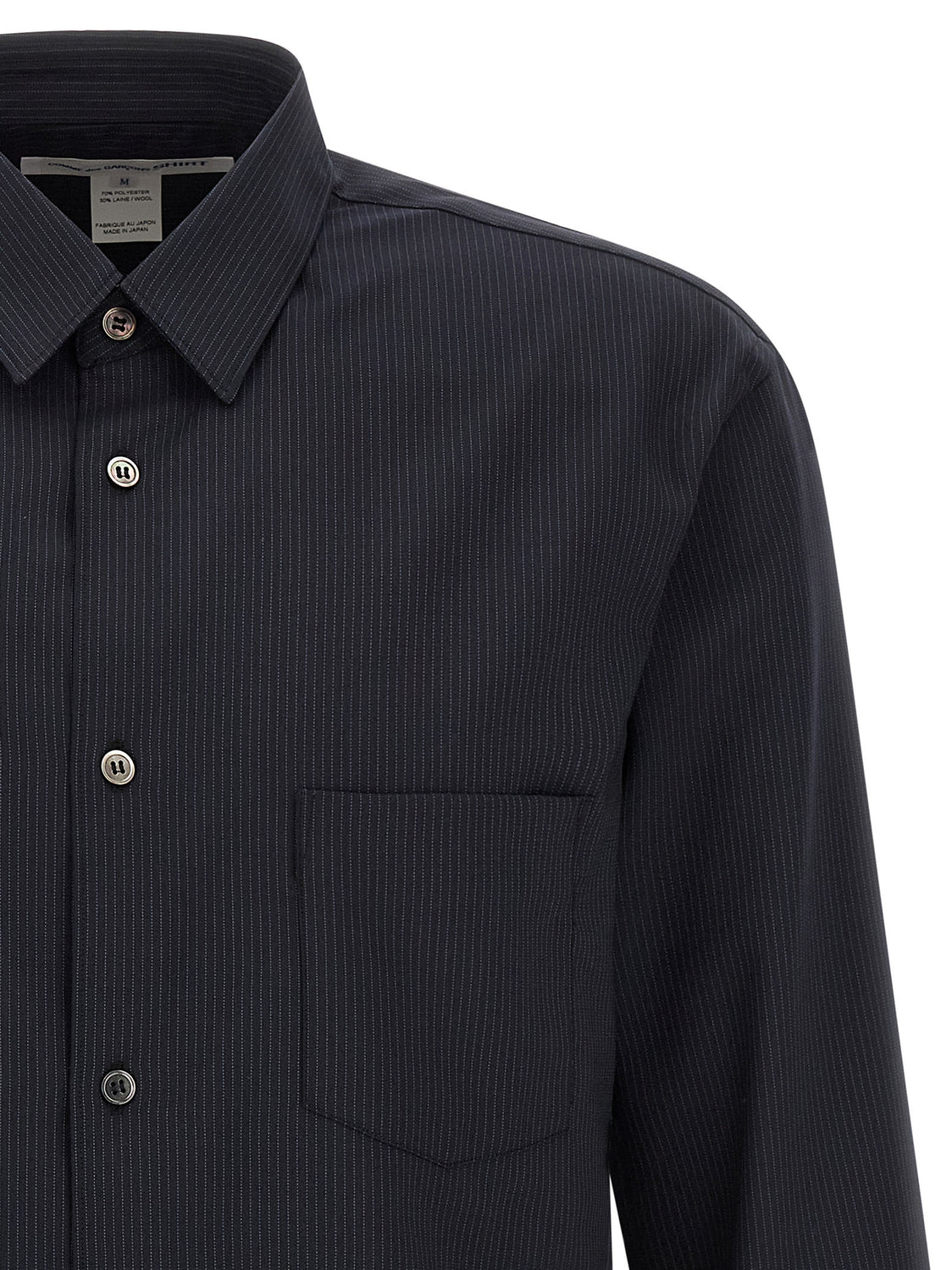 Blue Polyester Blouse
