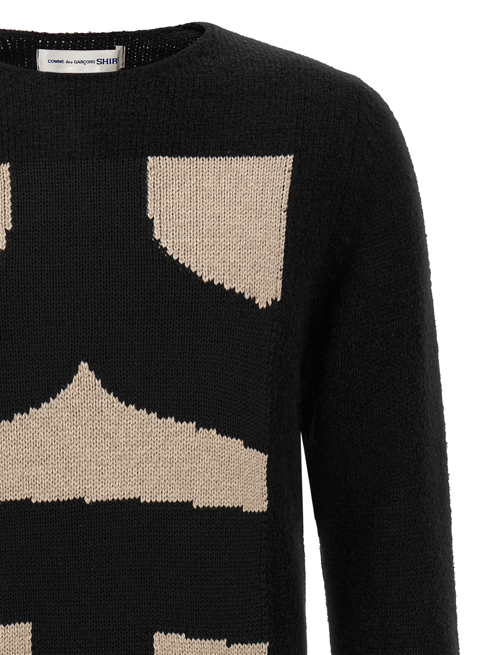 Black Polyester Cardigan
