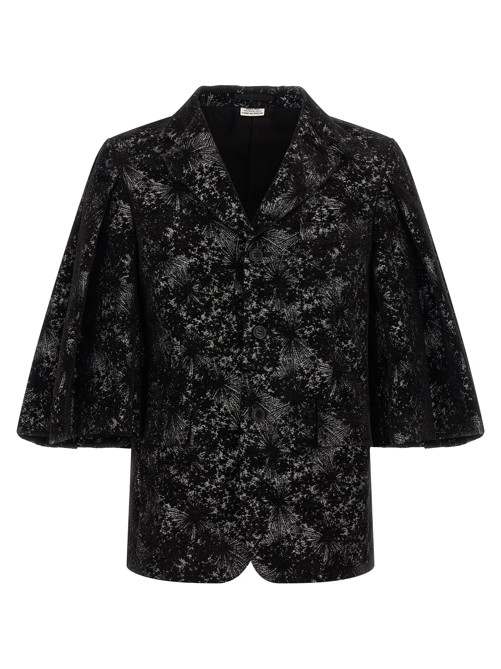 Black Polyester Blazer