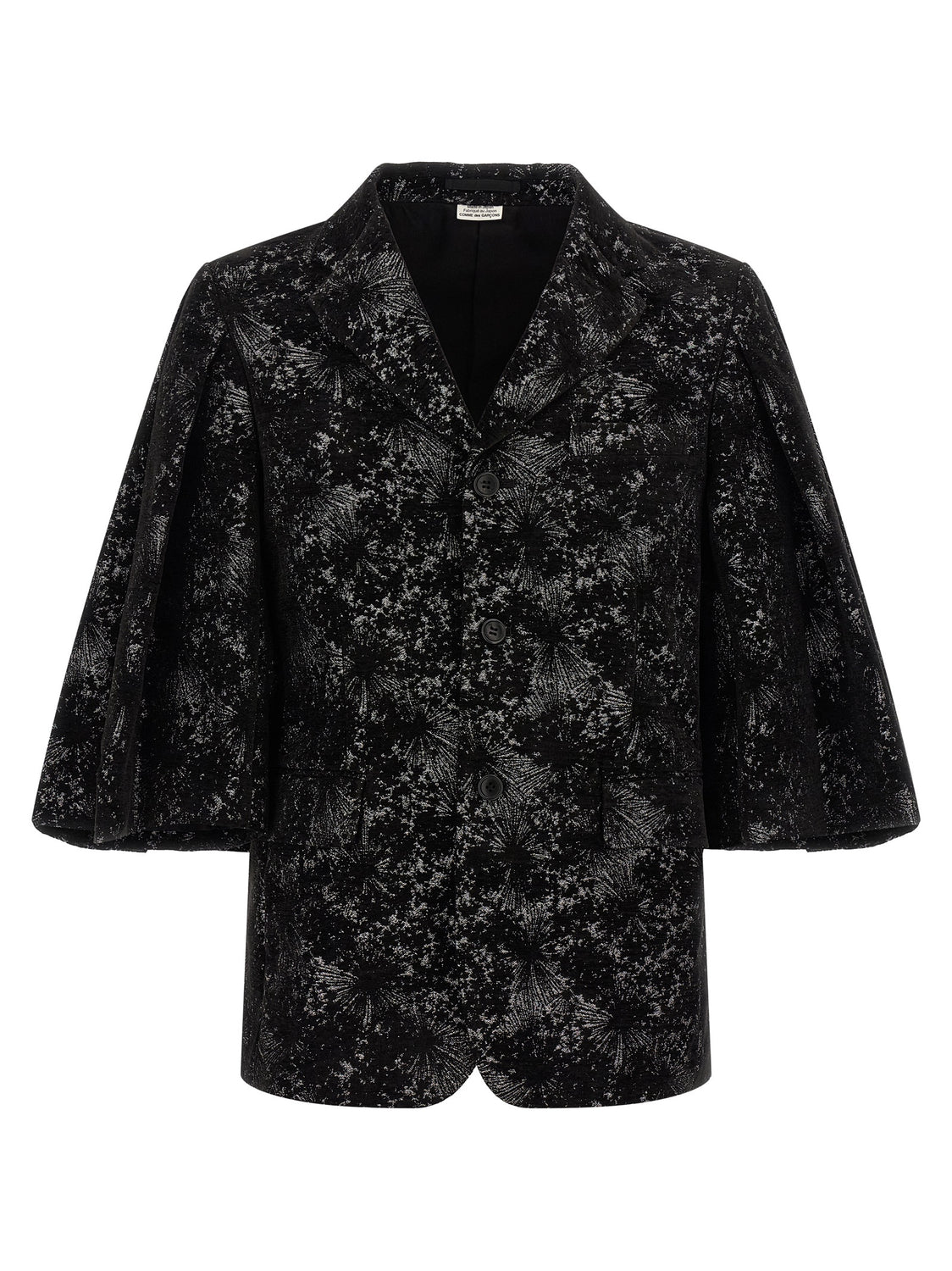 Black Polyester Blazer