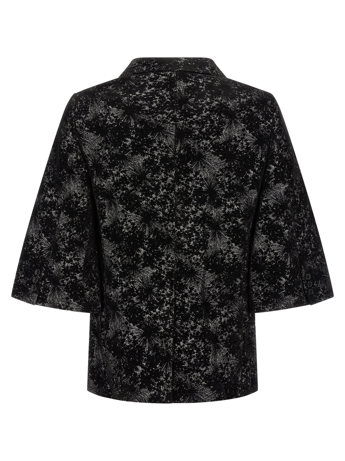 Black Polyester Blazer