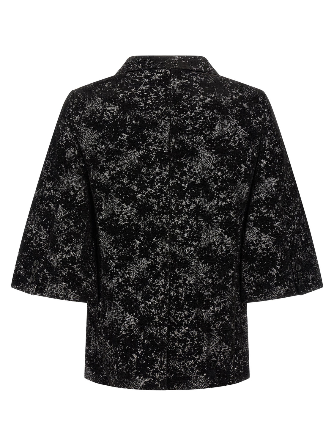 Black Polyester Blazer