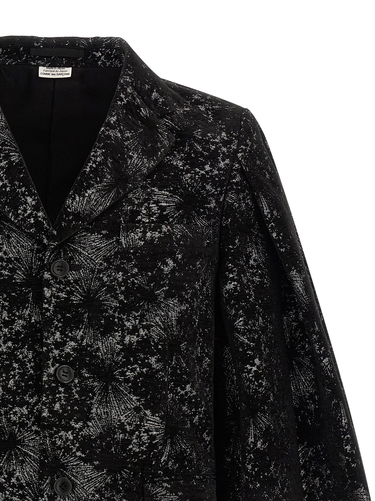 Black Polyester Blazer