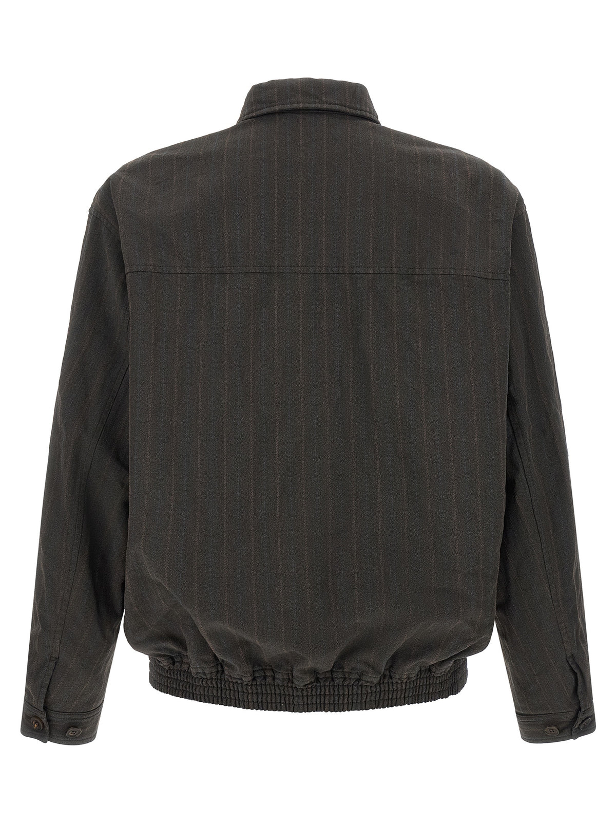 Brown Polyester Bomber