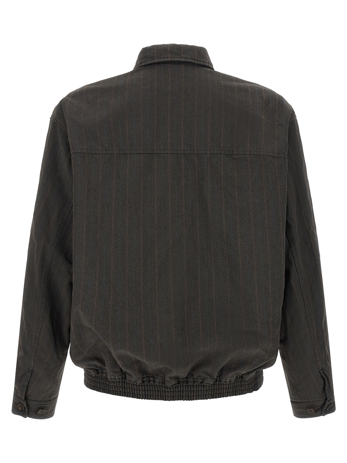 Brown Polyester Bomber