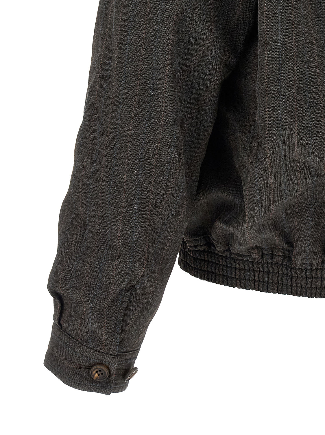 Brown Polyester Bomber