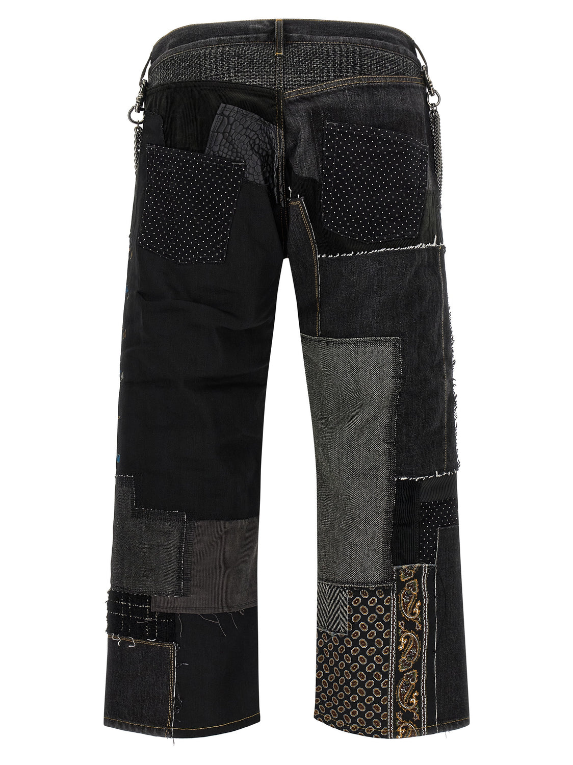 Blue Cotton Jeans Denim