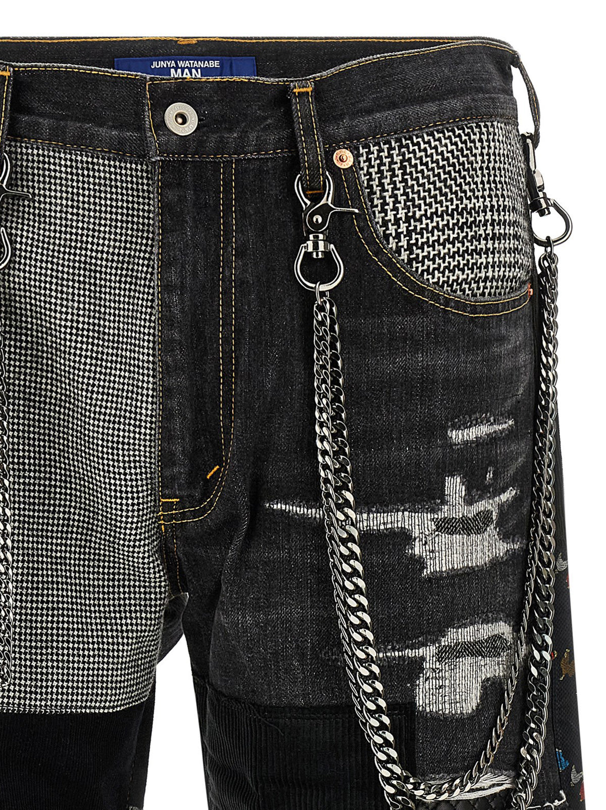 Blue Cotton Jeans Denim
