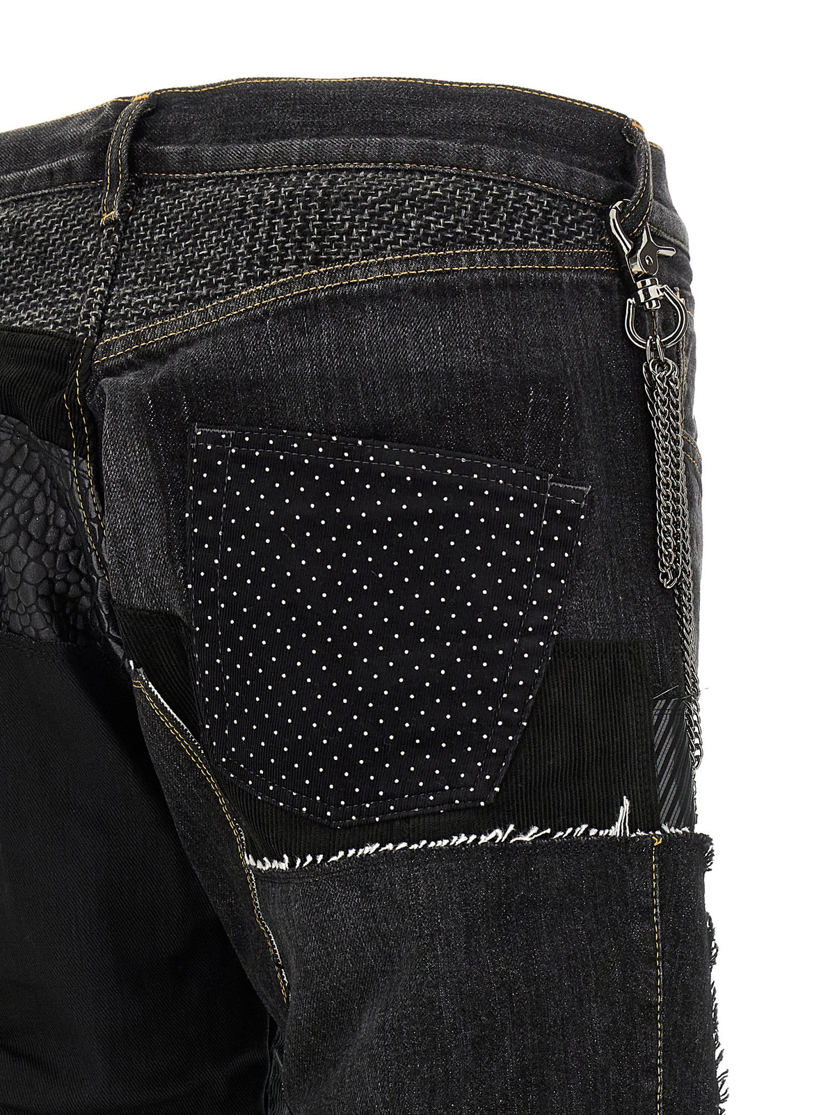 Blue Cotton Jeans Denim
