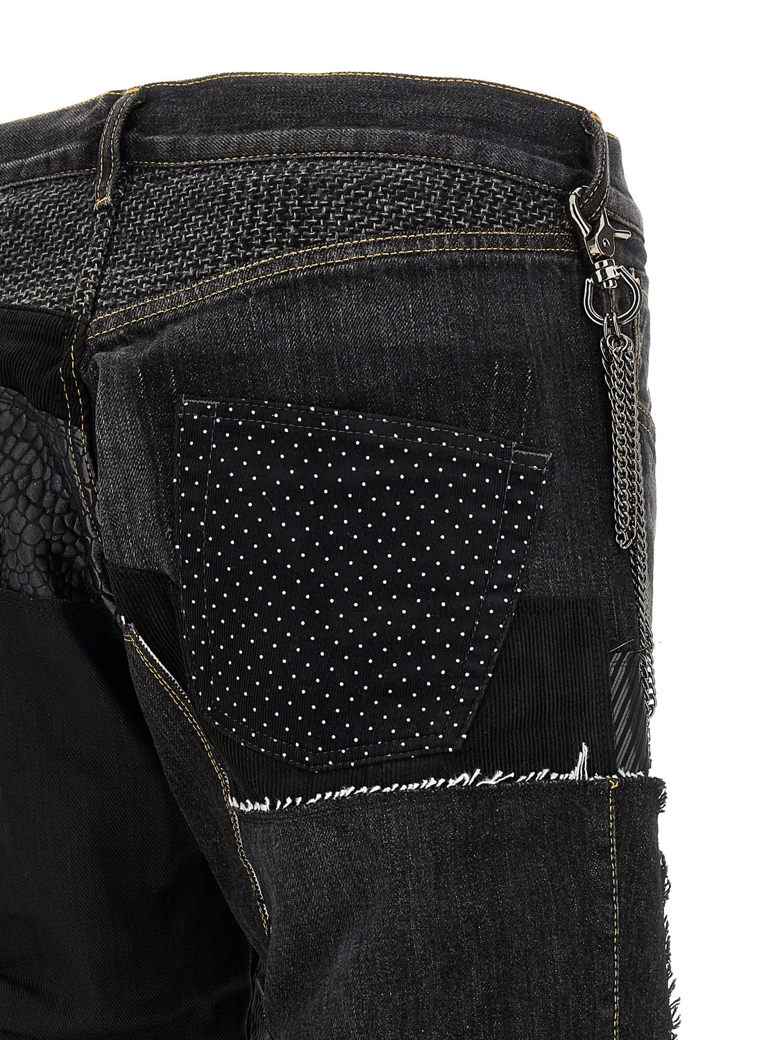 Blue Cotton Jeans Denim