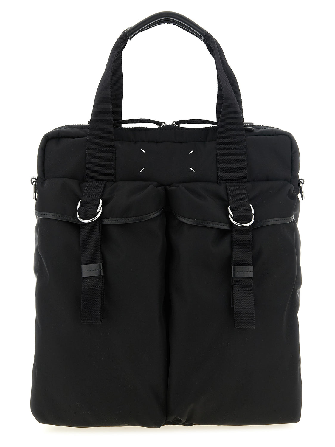 Black Polyamide Tote Bag