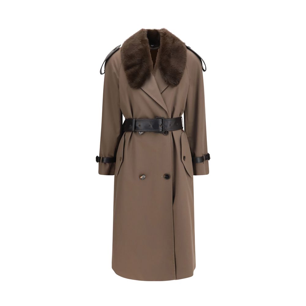 Brown Cotton Coat