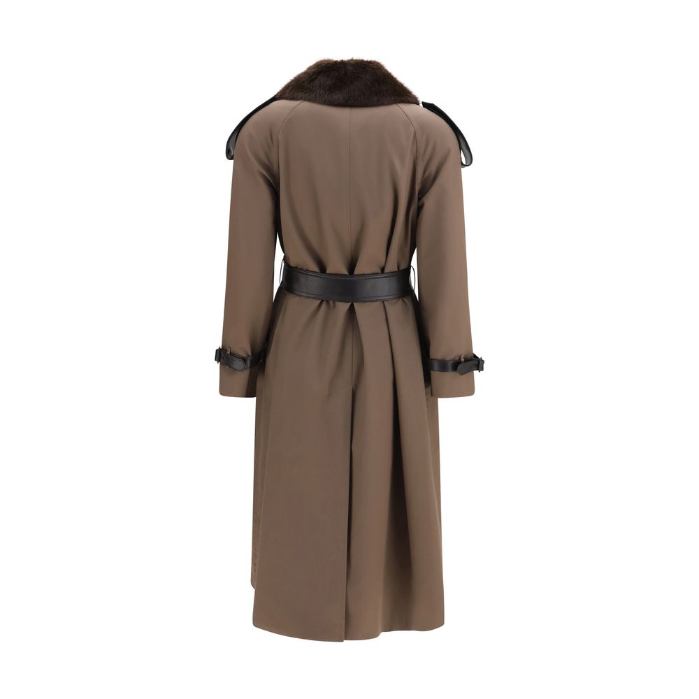 Brown Cotton Coat