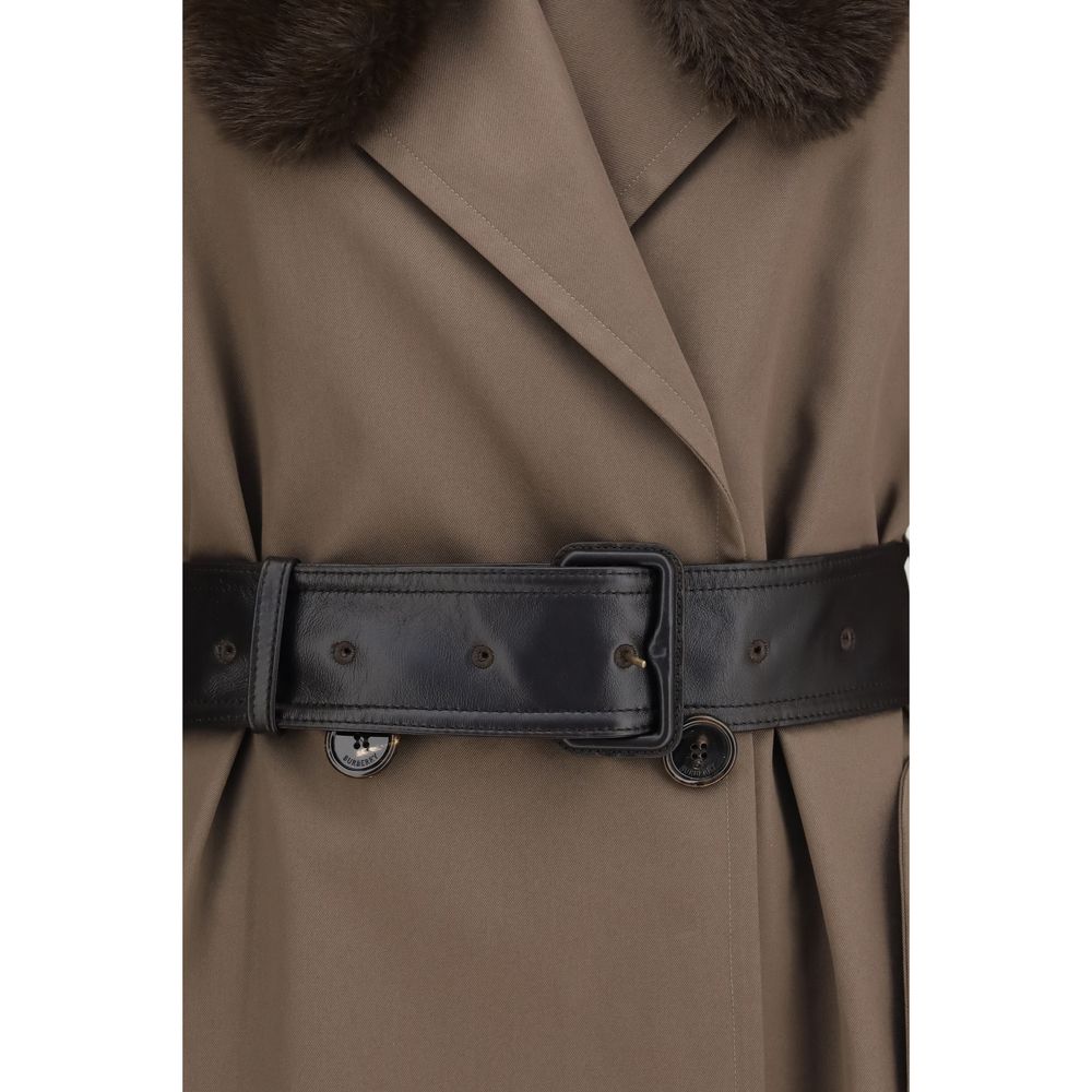Brown Cotton Coat