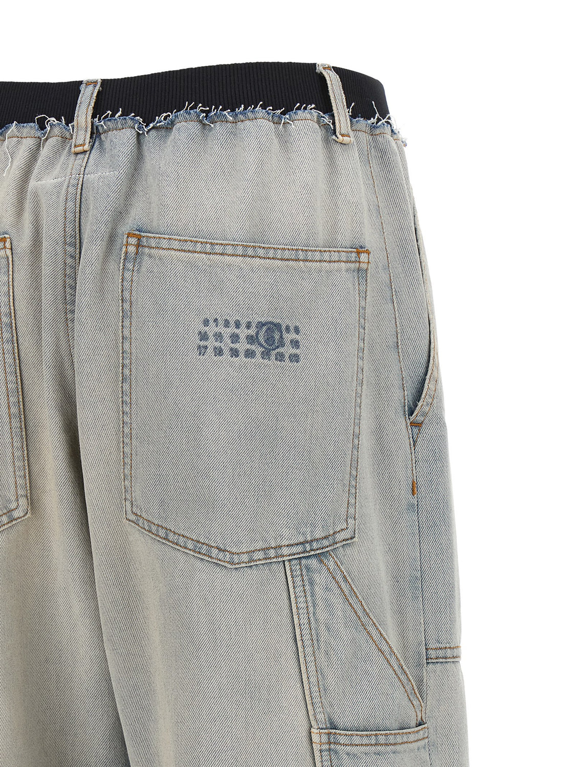 Blue Cotton Relaxed Fit Jeans