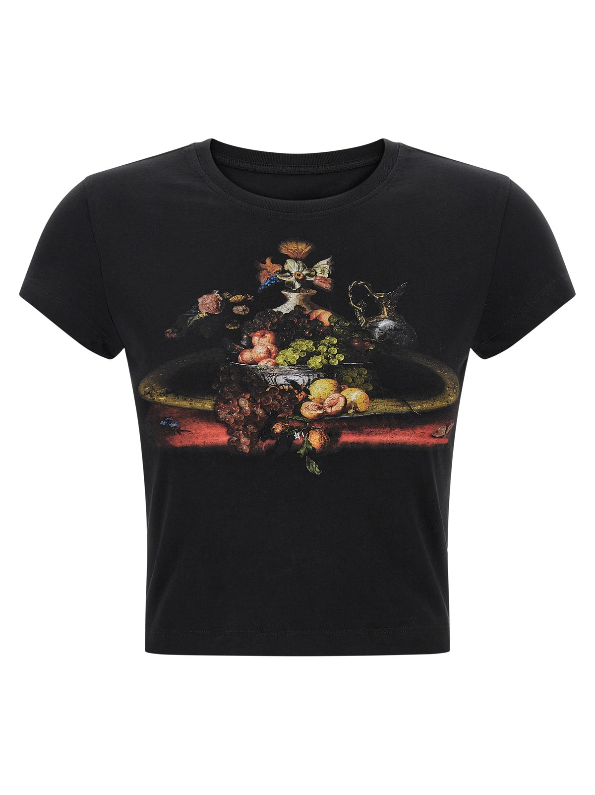 Black Cotton T-Shirt