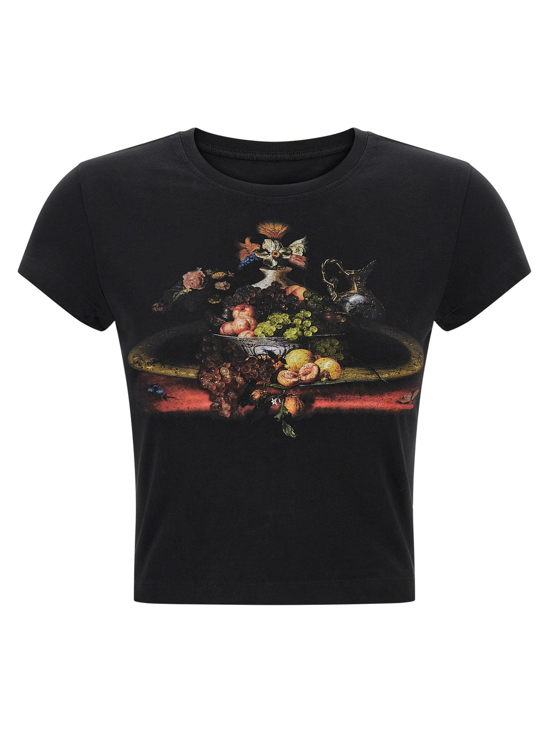 Black Cotton T-Shirt