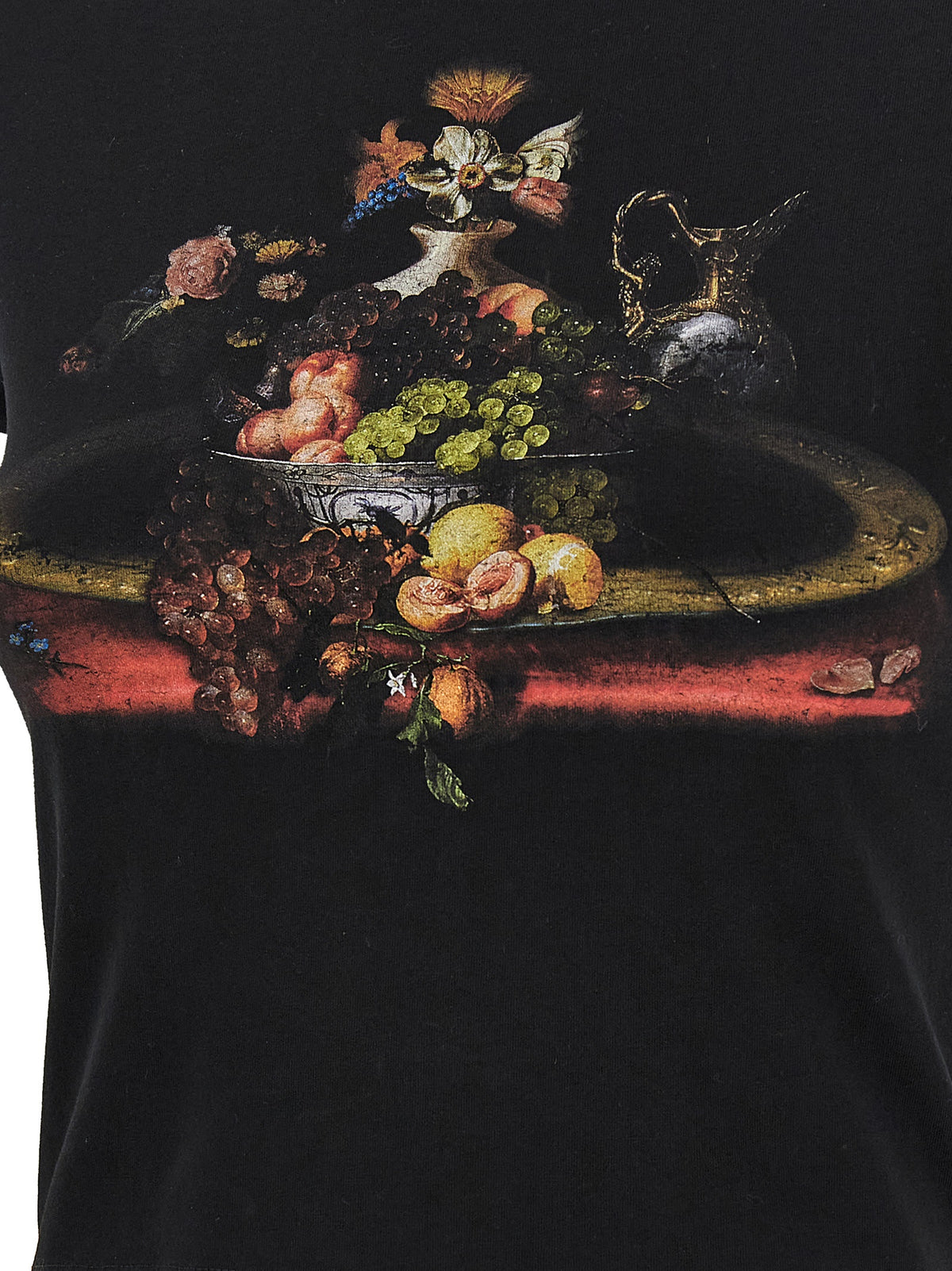 Black Cotton T-Shirt