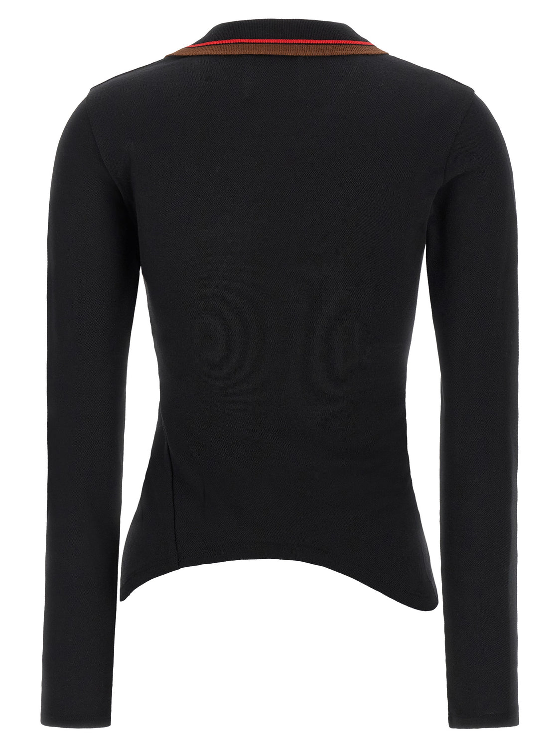 Black Cotton Polo Shirt