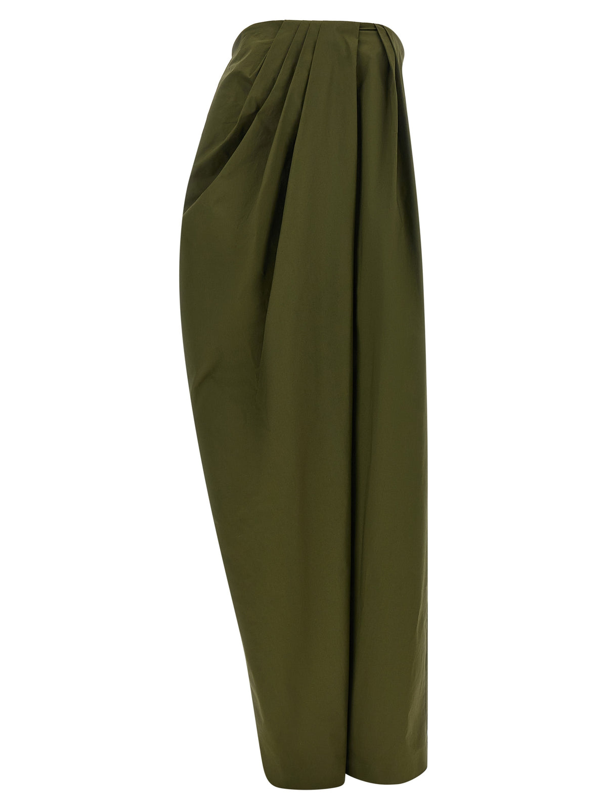 Bicolor Cotton Long Dress