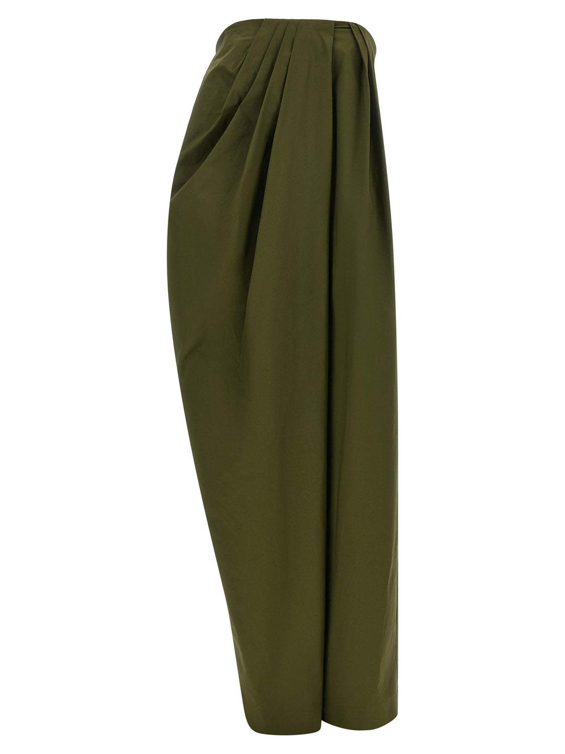 Bicolor Cotton Long Dress
