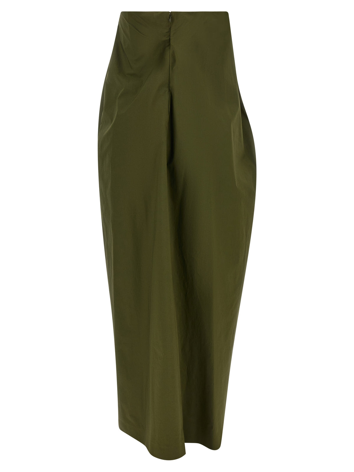 Bicolor Cotton Long Dress