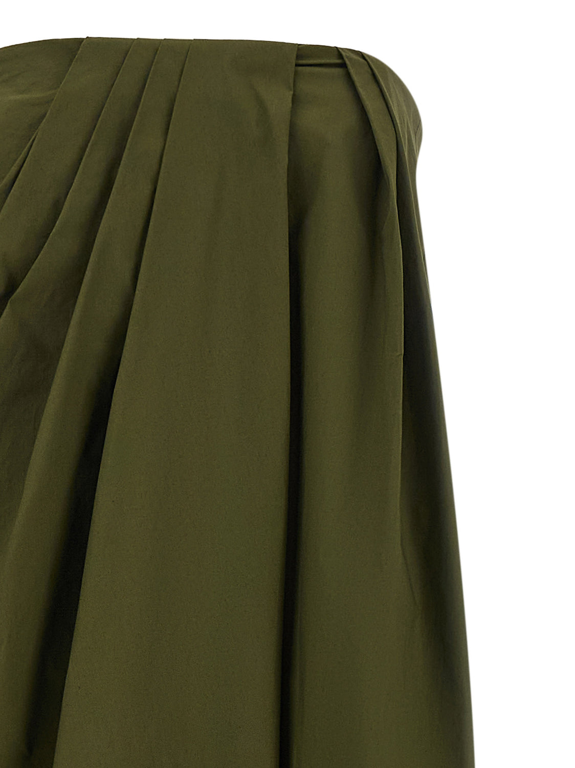 Bicolor Cotton Long Dress