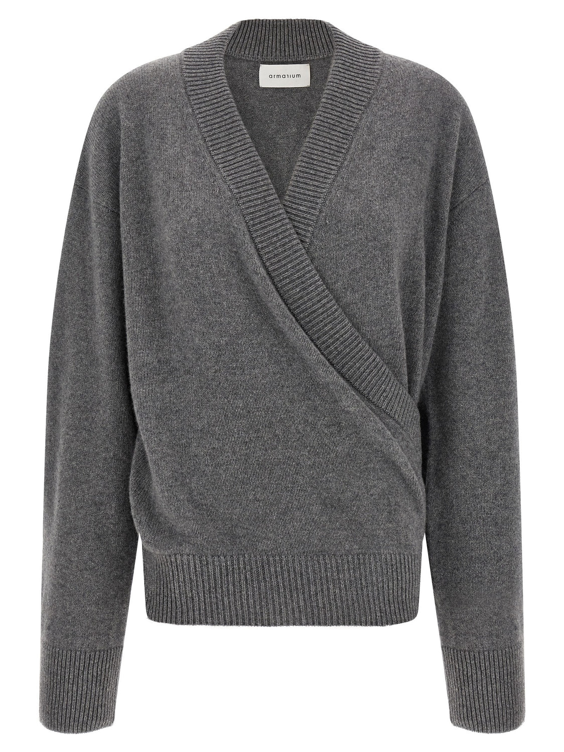 Gray Wool Cardigan