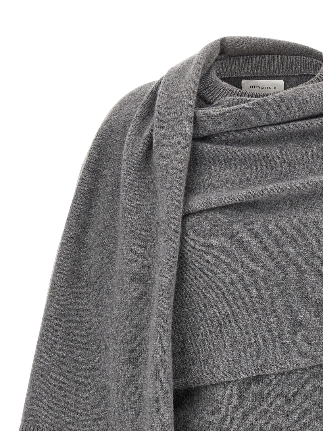 Gray Wool Cardigan