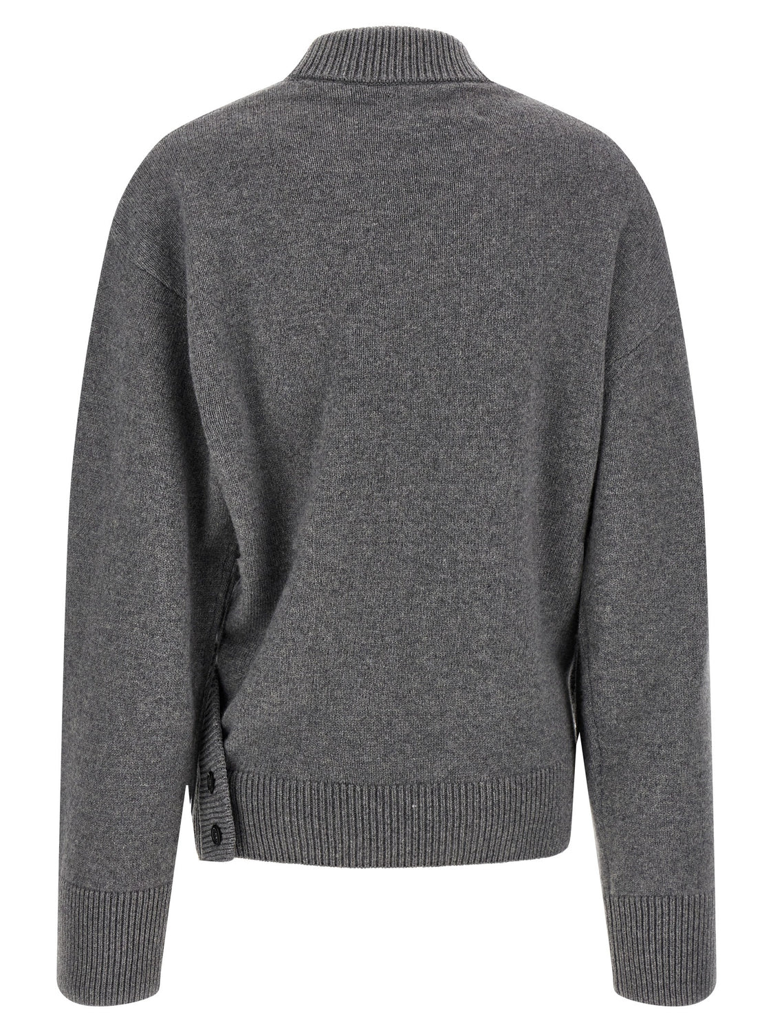 Gray Wool Cardigan