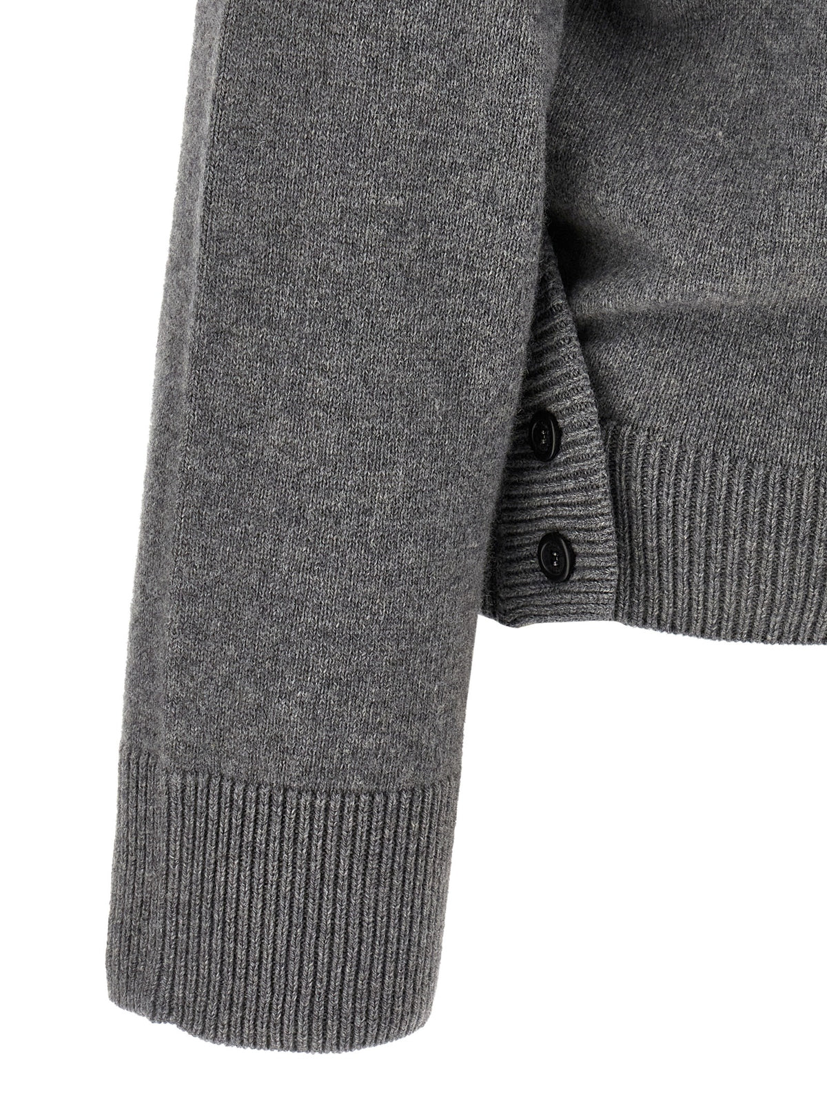 Gray Wool Cardigan