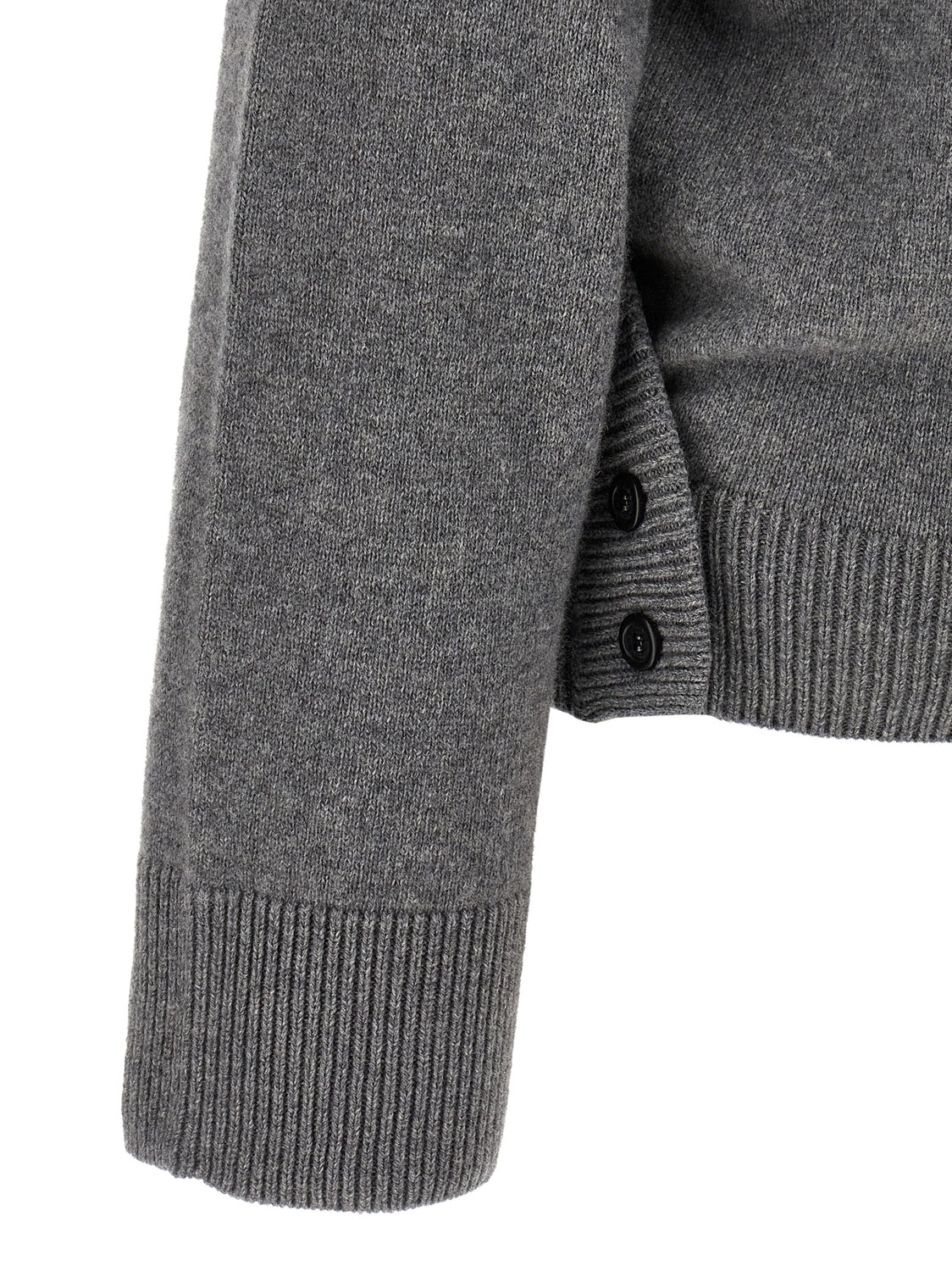 Gray Wool Cardigan