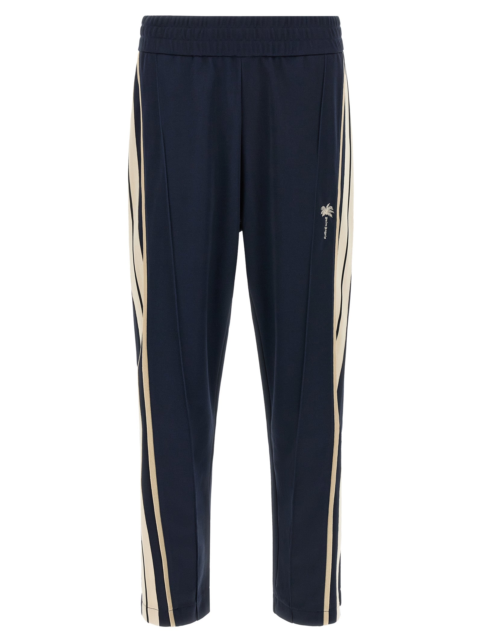 Blue Polyester Joggers (Workout Pants)