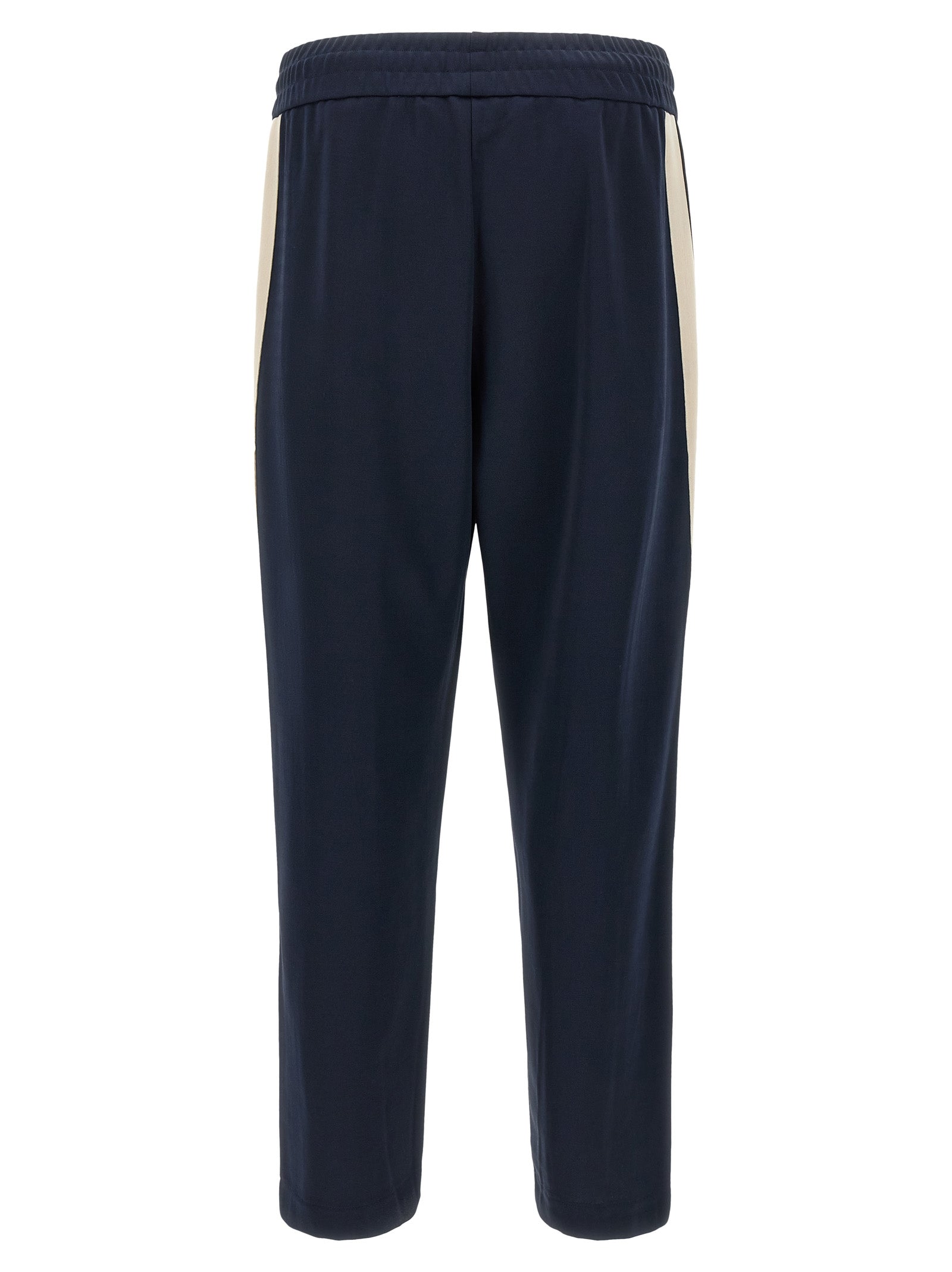 Blue Polyester Joggers (Workout Pants)