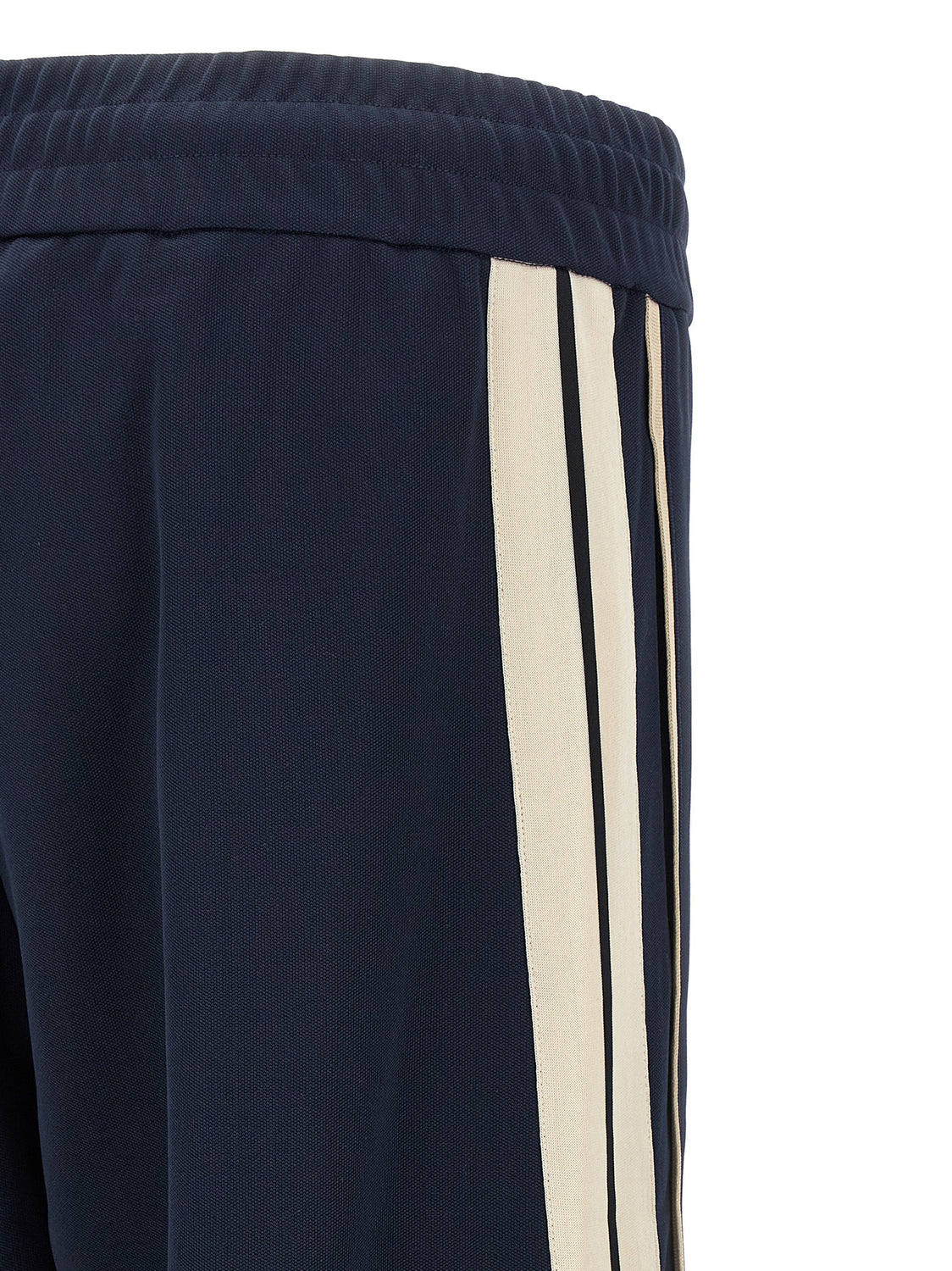 Blue Polyester Joggers (Workout Pants)
