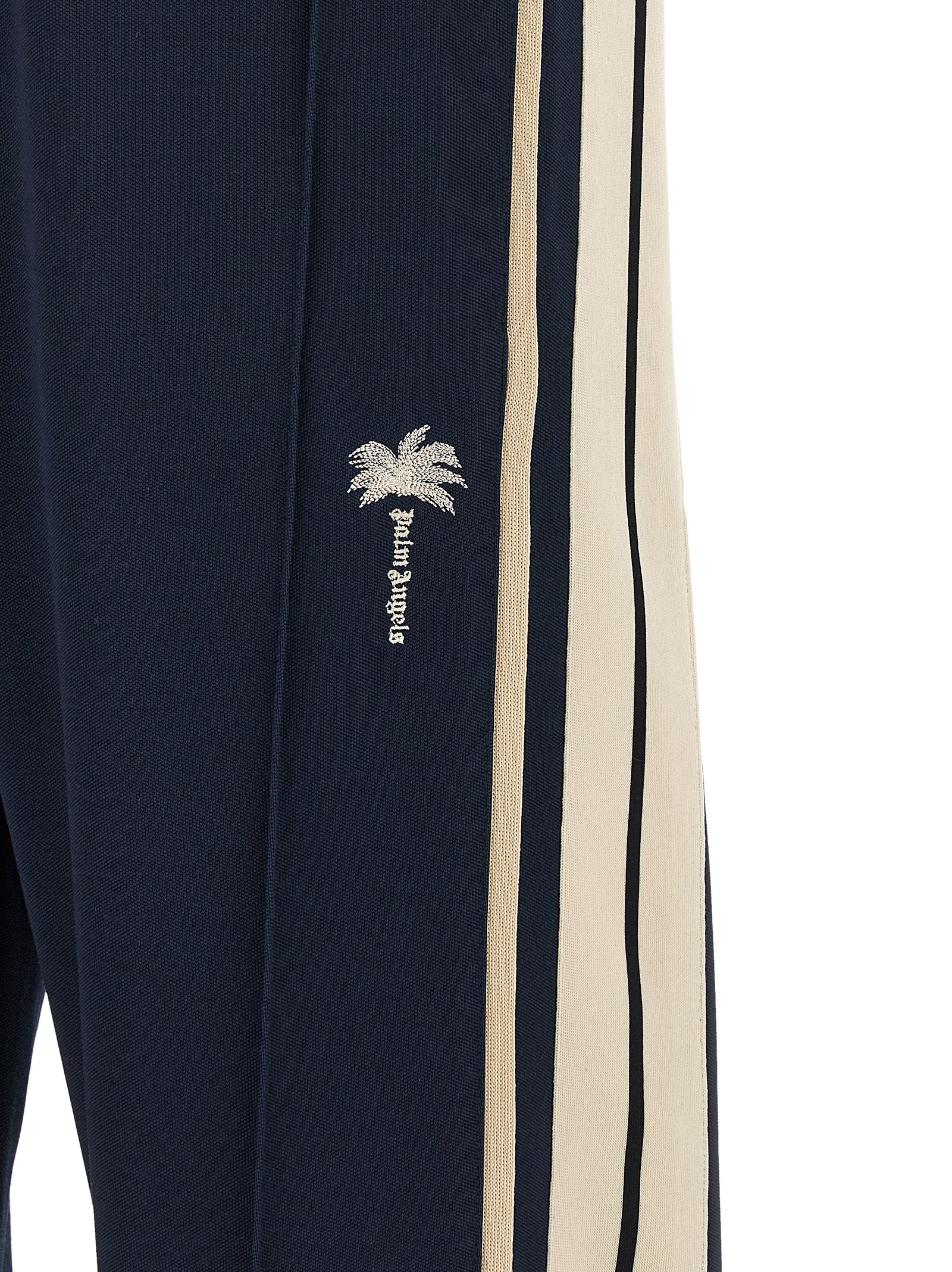 Blue Polyester Joggers (Workout Pants)